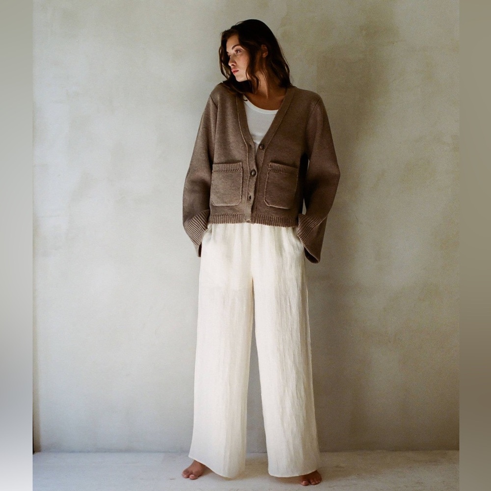 The Eleni Cardigan - Mocha - Picture 3 of 11